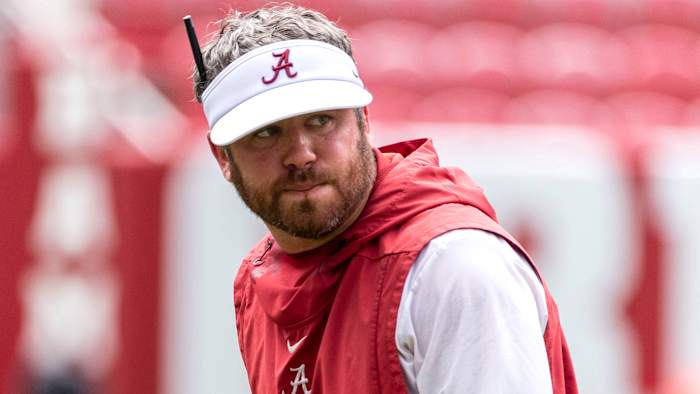 Alabama defensive coordinator Pete Golding